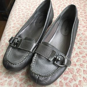 Metallic Loafers